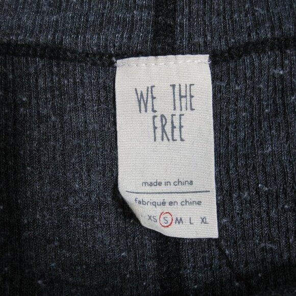 WE THE FREE Willow Thermal Women's Size Small Gray Dolman Off The Shoulder Tunic - Picture 8 of 10